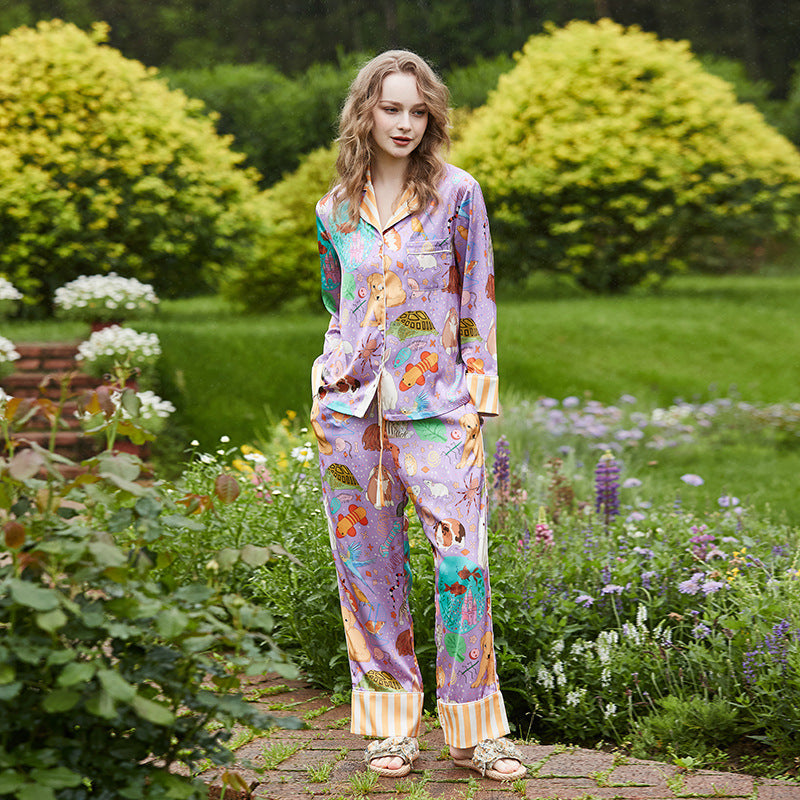 Guinea Pig & Fish Cooling Pajama Set – detail
