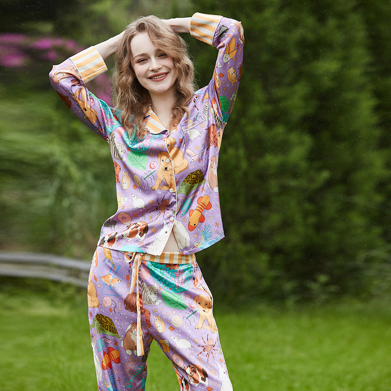 Guinea Pig & Fish Cooling Pajama Set – detail